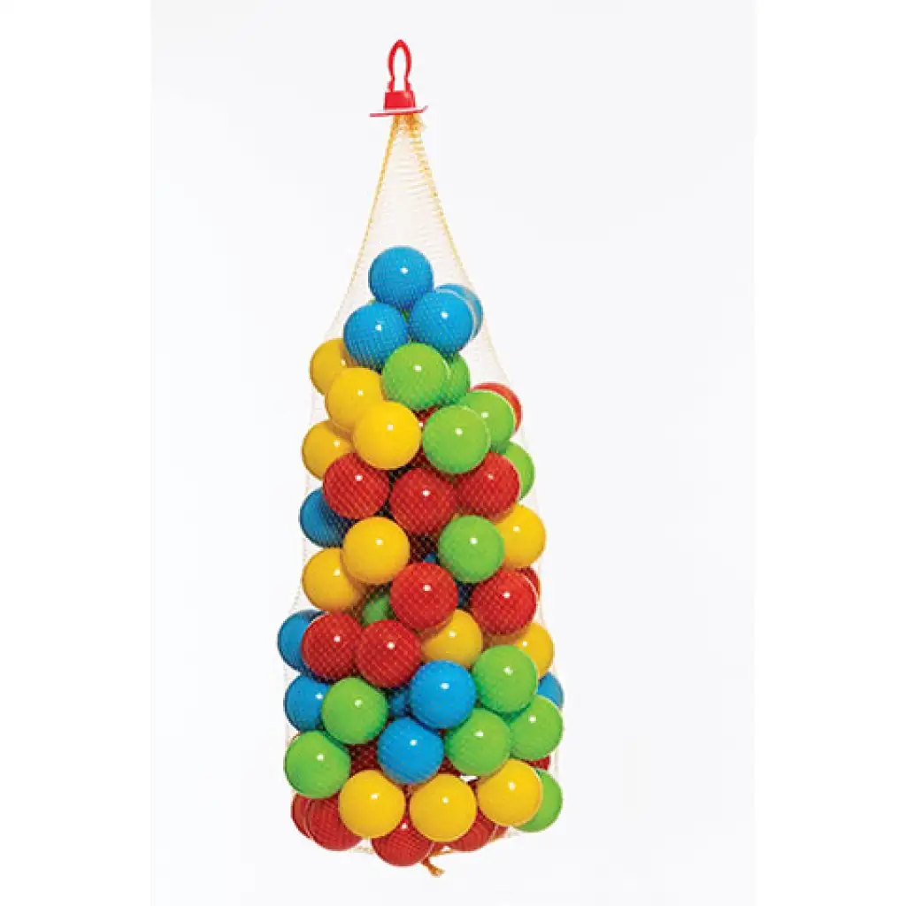 imagen de Bola de colores en red 100ud - D-Toys 1