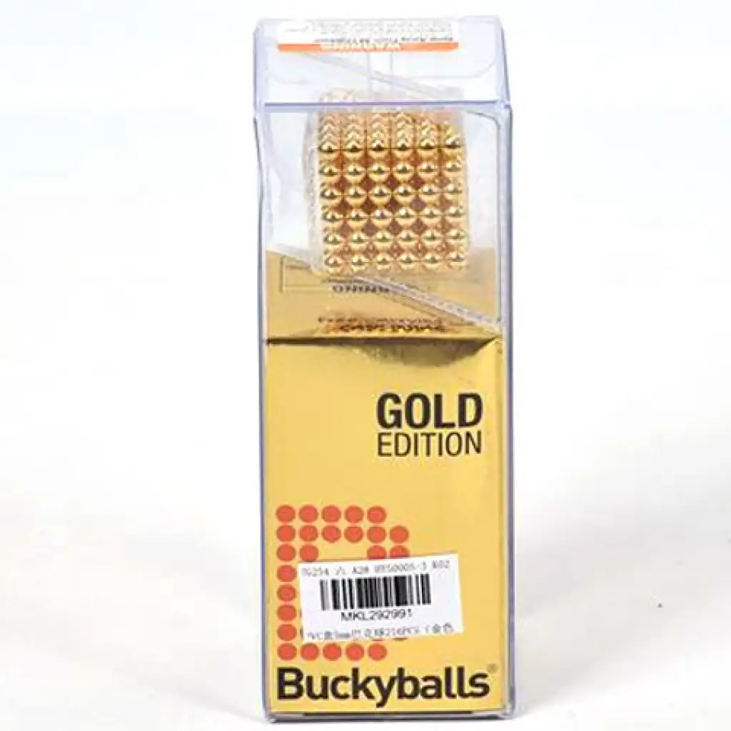 imagen de Bolas magnéticas de color dorado de 5mm 216 unidades 1
