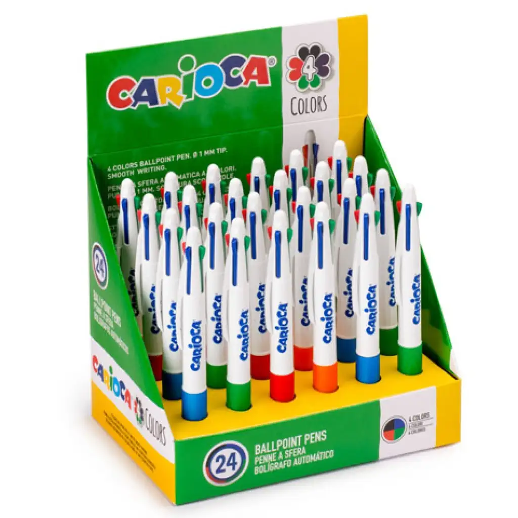 imagen de Bolígrafo de cuatro colores 1ud- Carioca 1