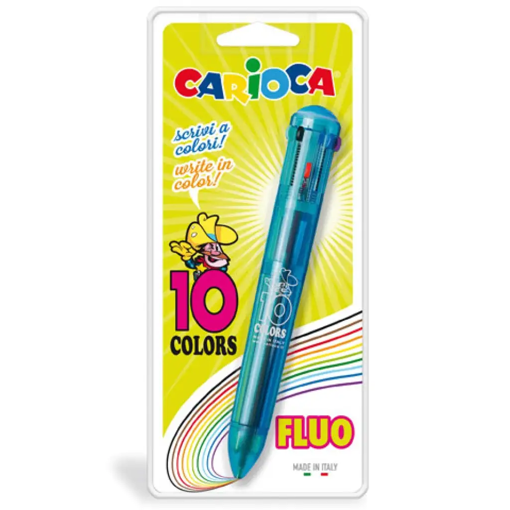 imagen de Bolígrafo de diez colores - Carioca 1