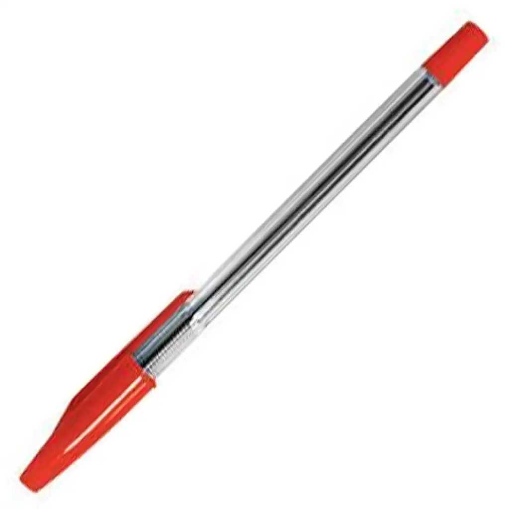 imagen de Bolígrafo rojo con tapa 1