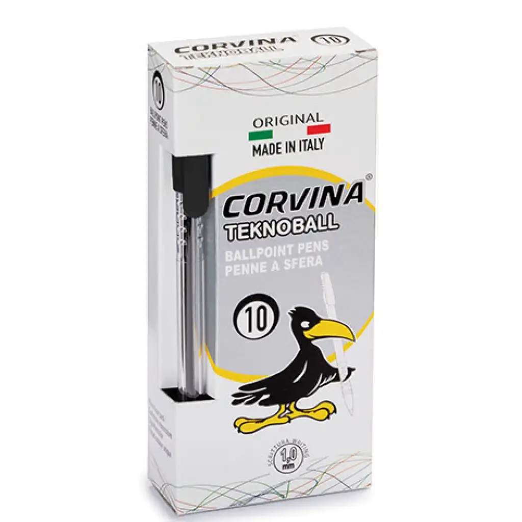 imagen de Bolígrafo Teknoball negro 1 ud 1mm - Carioca 1