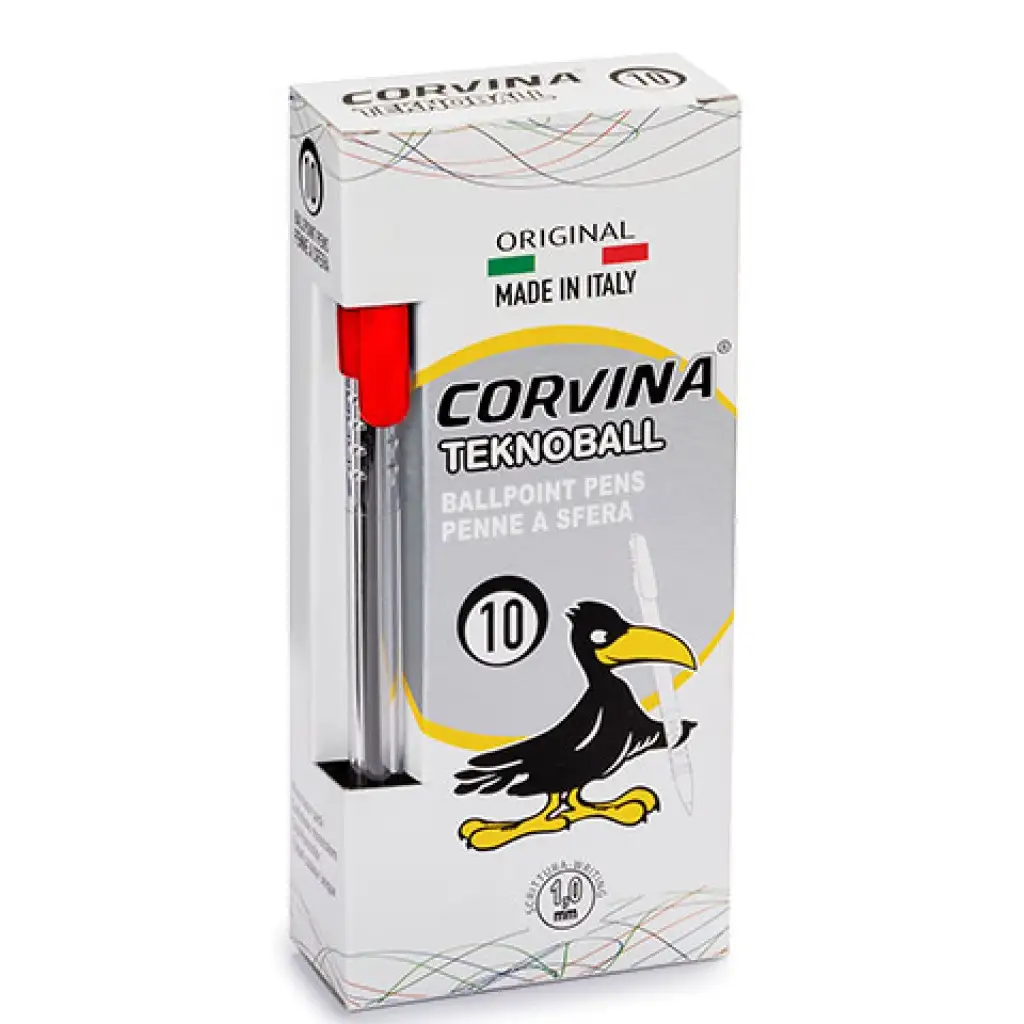 imagen de Bolígrafo Teknoball rojo 1 unidad 1 mm - Carioca 1