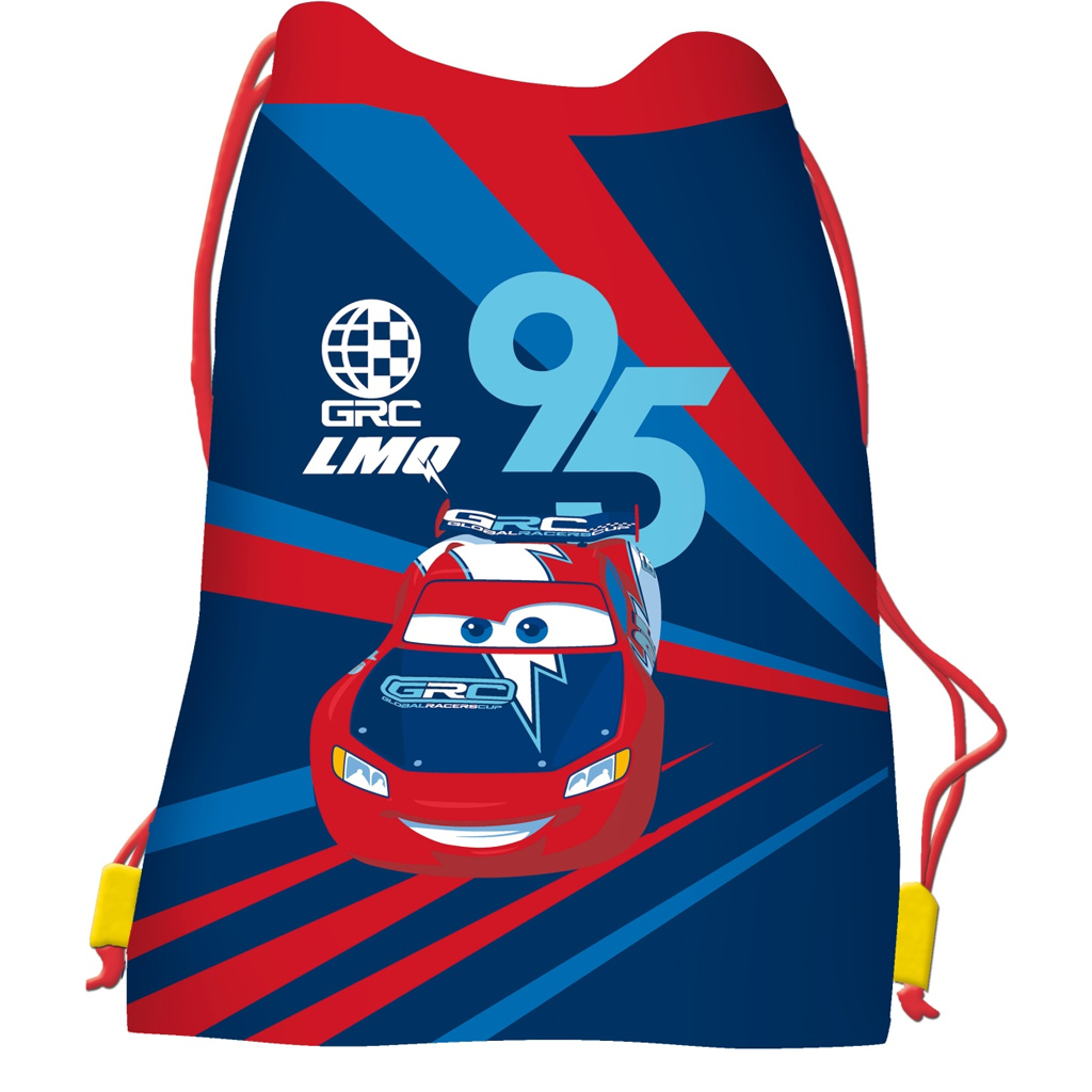 imagen de Bolsa de deporte de Cars Rayo McQueen, mochila 34x43cm 1
