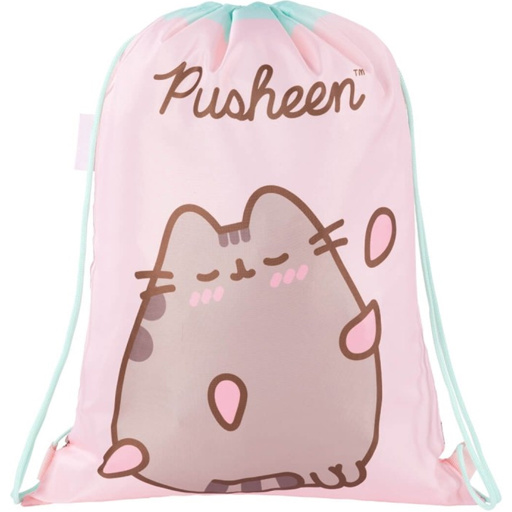 imagen de Bolsa de deporte rosa Pusheen, mochila 34x43cm 1
