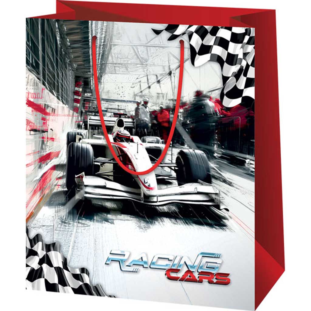 imagen de Bolsa de regalo grande de coche de Fórmula 1 26x13x33cm 1