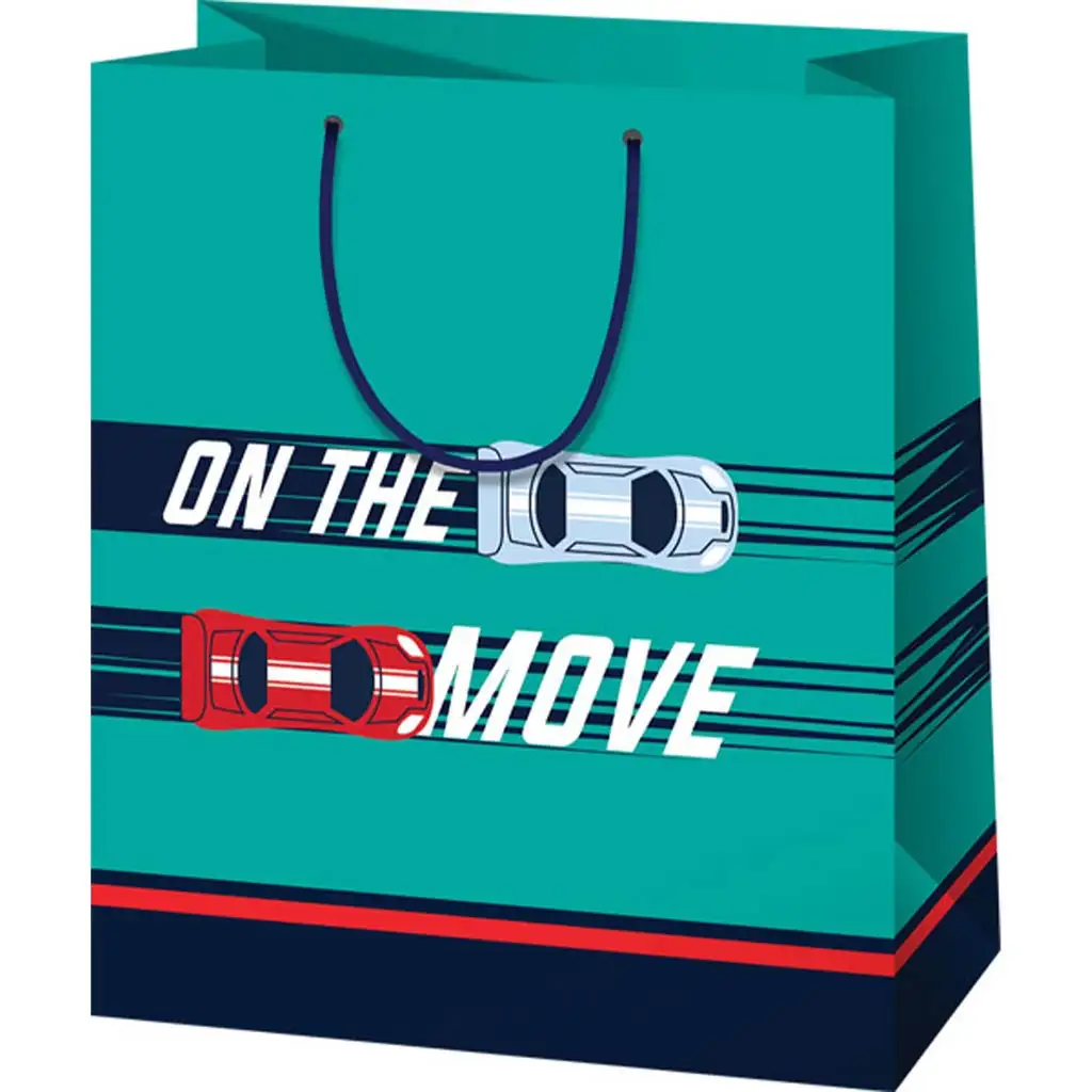 imagen de Bolsa de regalo grande On the move 27x14x33cm 1
