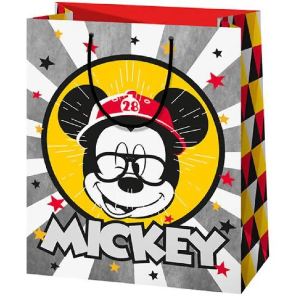 imagen de Bolsa de regalo retro de Mickey Mouse 11x15x6cm 1