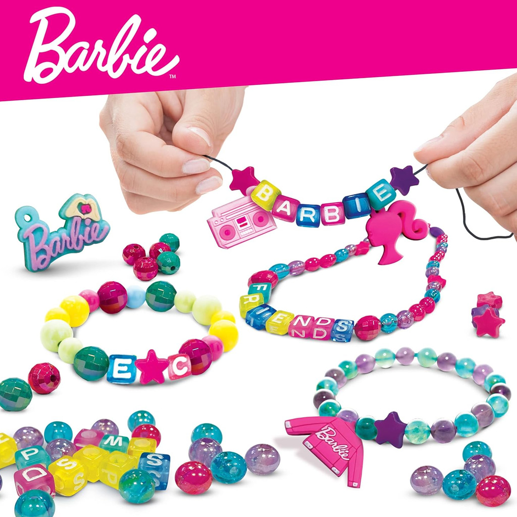 imagen de Bolso de joyería de moda de Barbie con cuentas – Lisciani 3