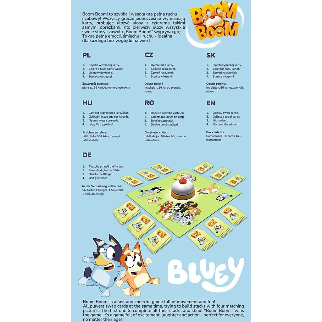 imagen de Boom Boom Bluey juego de mesa - Trefl 3