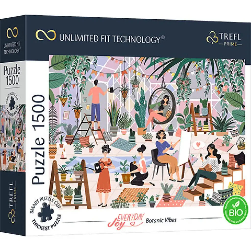 imagen de Botanic Vibes rompecabezas de 1500 piezas UFT - Trefl 1
