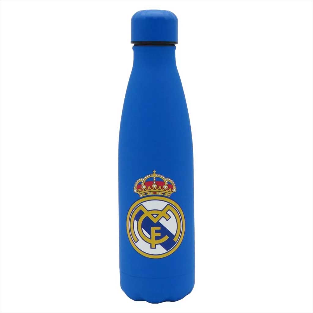 imagen de Botella de acero inoxidable de doble pared azul de 500 ml del Real Madrid 1