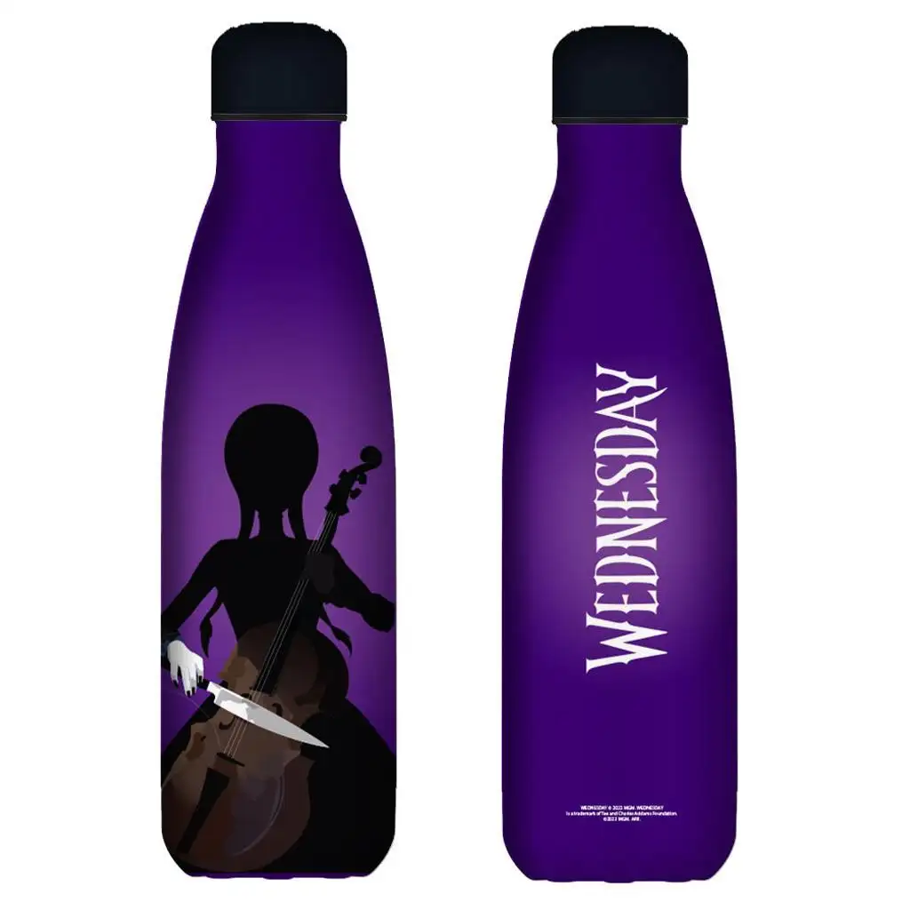 imagen de Botella de acero inoxidable Wednesday 500ml 2