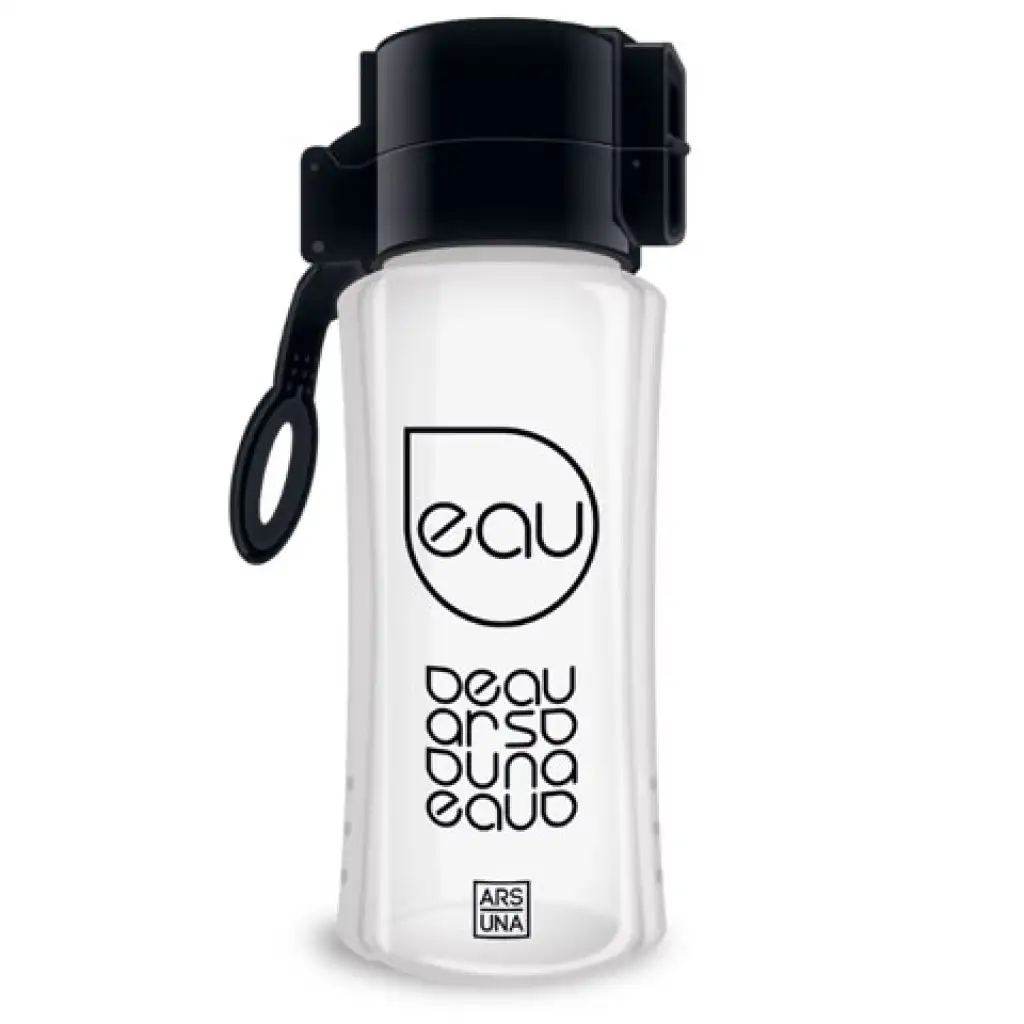 imagen de Botella negra transparente 450ml 1