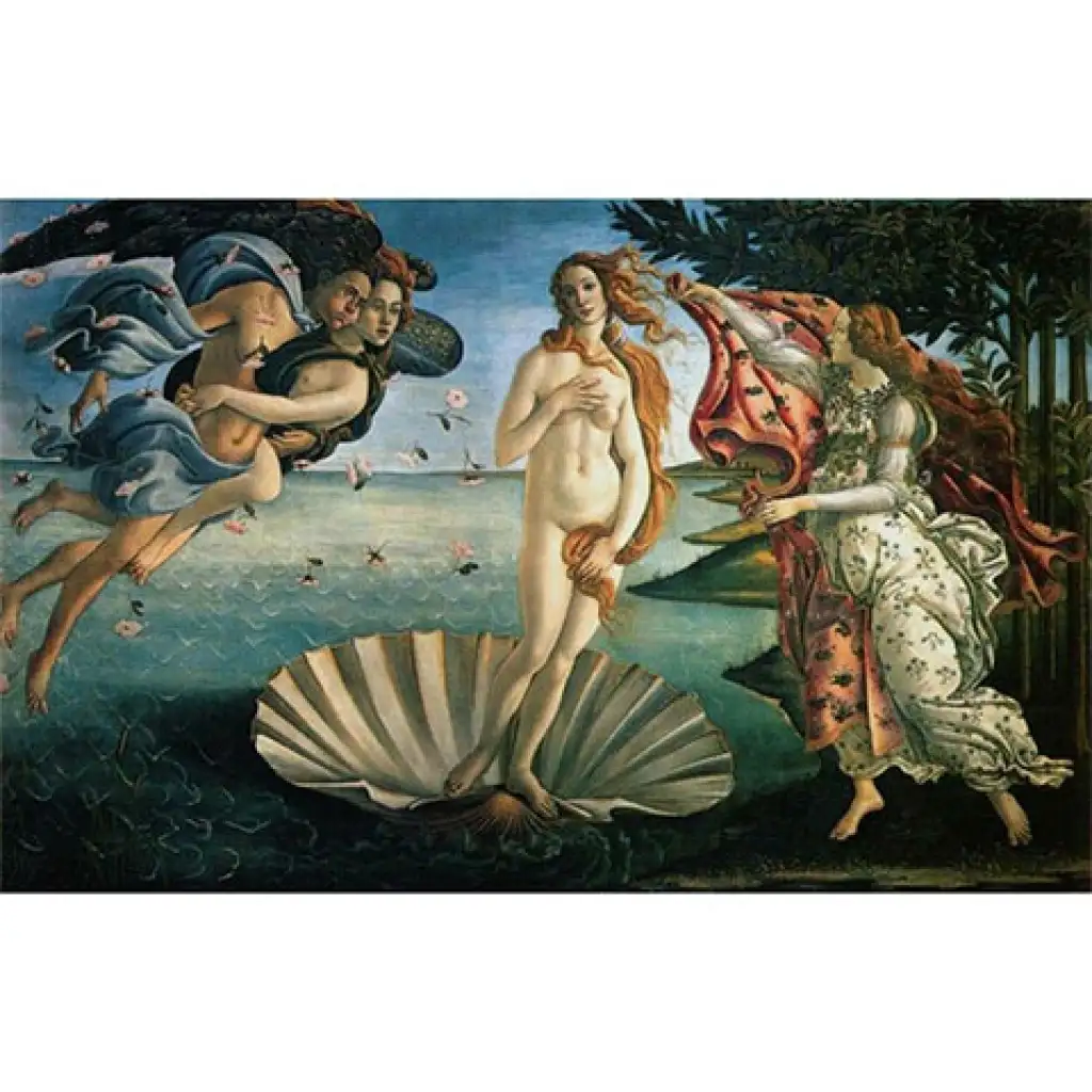 imagen de Botticelli: El nacimiento de Venus Puzzle Museo HQC 2000 piezas - Clementoni 2