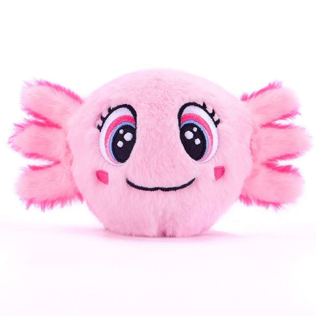 imagen de Bouncibles: Pelota de peluche rebotante - Bubbles, el axolote rosa 1