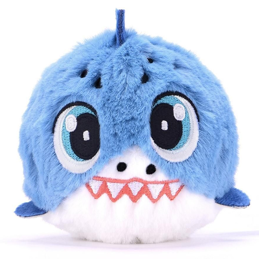 imagen de Bouncibles: Pelota de peluche rebotante - Chompy, el tiburón azul 1