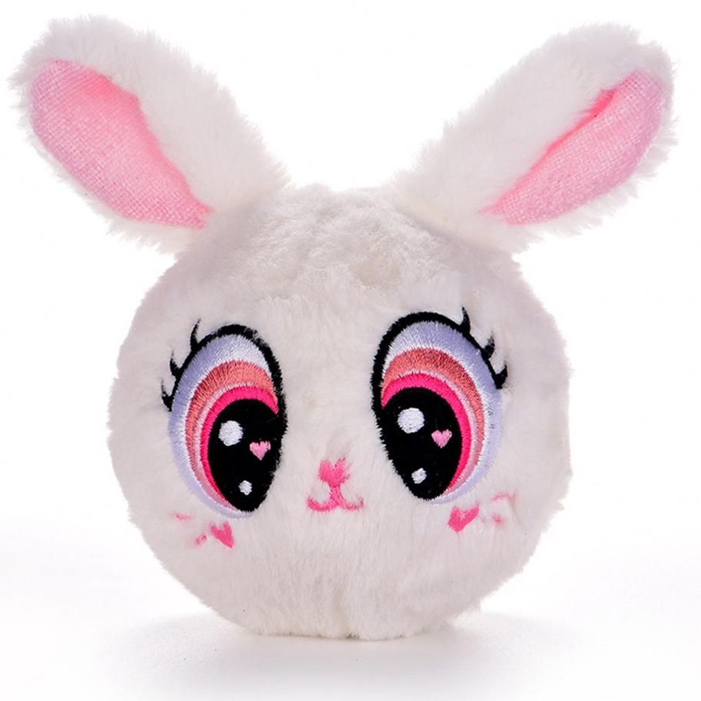 imagen de Bouncibles: Pelota de peluche rebotante - Evie el conejo blanco 1