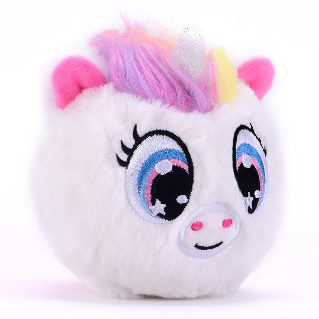 imagen de Bouncibles: Pelota de peluche rebotante - Luma, el unicornio blanco 2