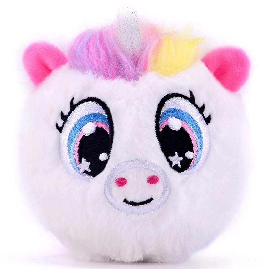 imagen de Bouncibles: Pelota de peluche rebotante - Luma, el unicornio blanco 1