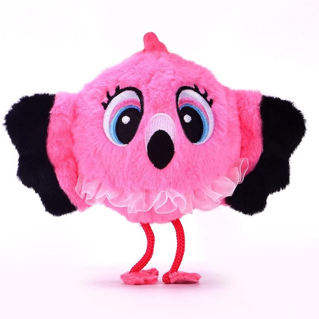 imagen de Bouncibles: Pelota de peluche rebotante - Mimi, el flamenco rosa 1