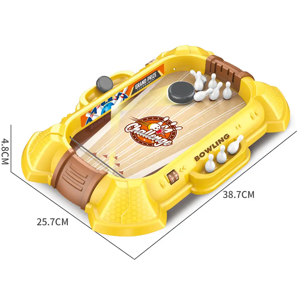 imagen de Bowling: Set de juego de bolos de mesa 26x39cm 2