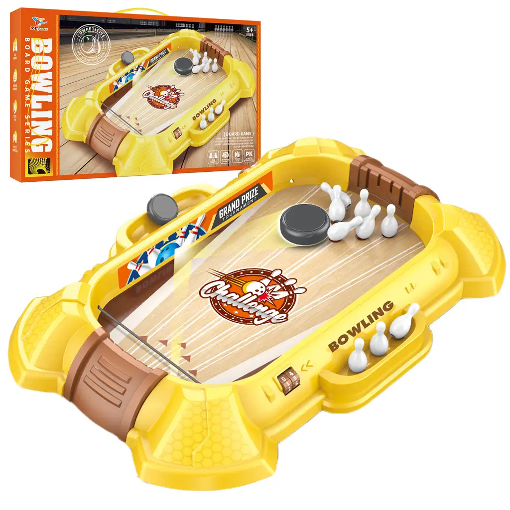 imagen de Bowling: Set de juego de bolos de mesa 26x39cm 1