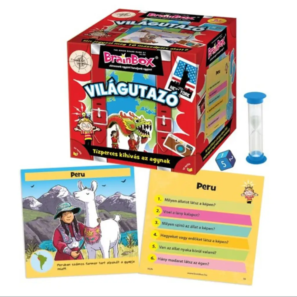 imagen de Brainbox: Juego de mesa Viaje por el mundo 2