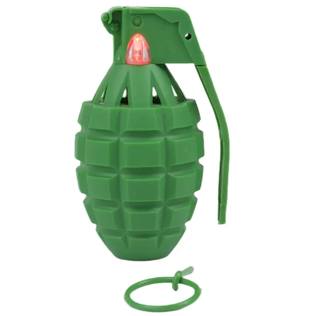imagen de Breah: Juguete granada de mano en color verde con luz y sonido 11cm 4