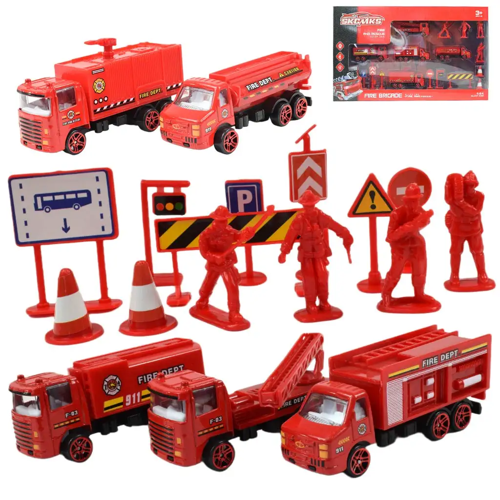 imagen de Brigada de Bomberos: Set de coche de bomberos con accesorios 1