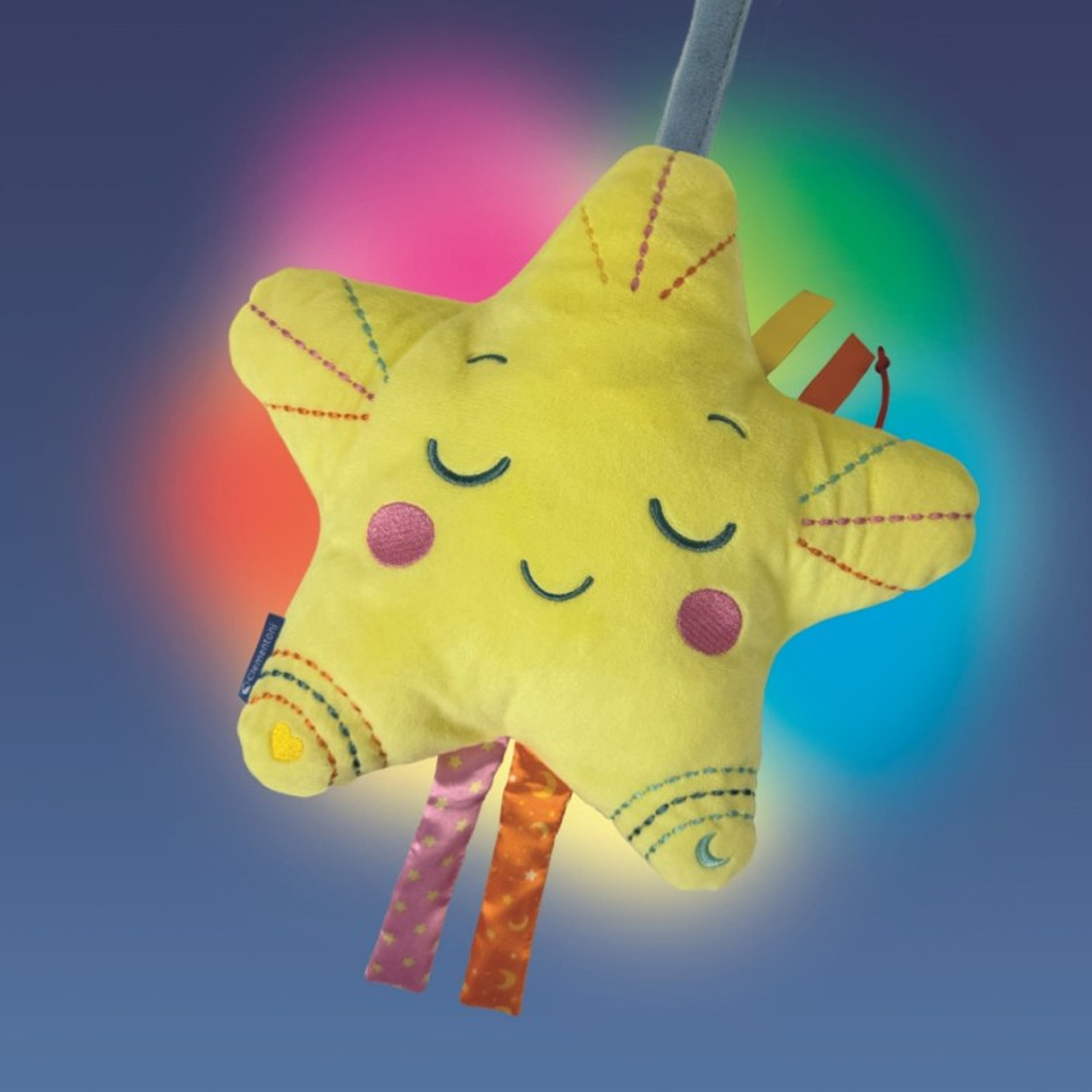imagen de Buenas noches estrella peluche luz nocturna con sonido - Clementoni baby 3