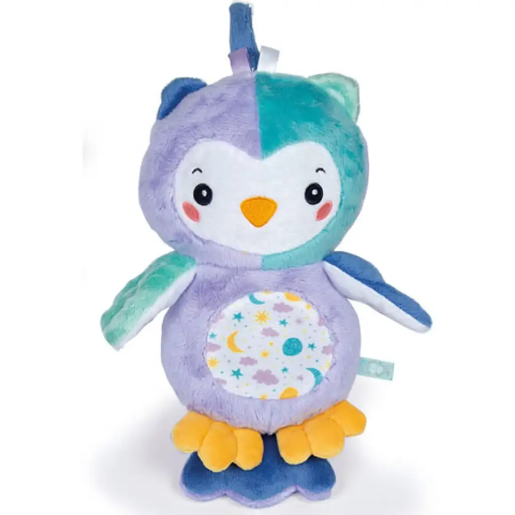 imagen de Búho bebé de peluche con luz - Clementoni 2