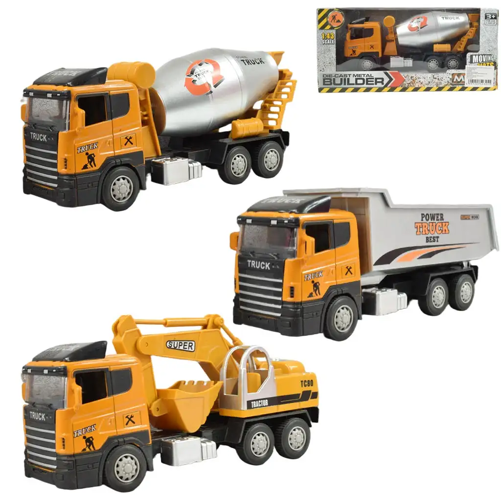 imagen de Builders: Vehículo de construcción en varias versiones 22cm 1ud 1