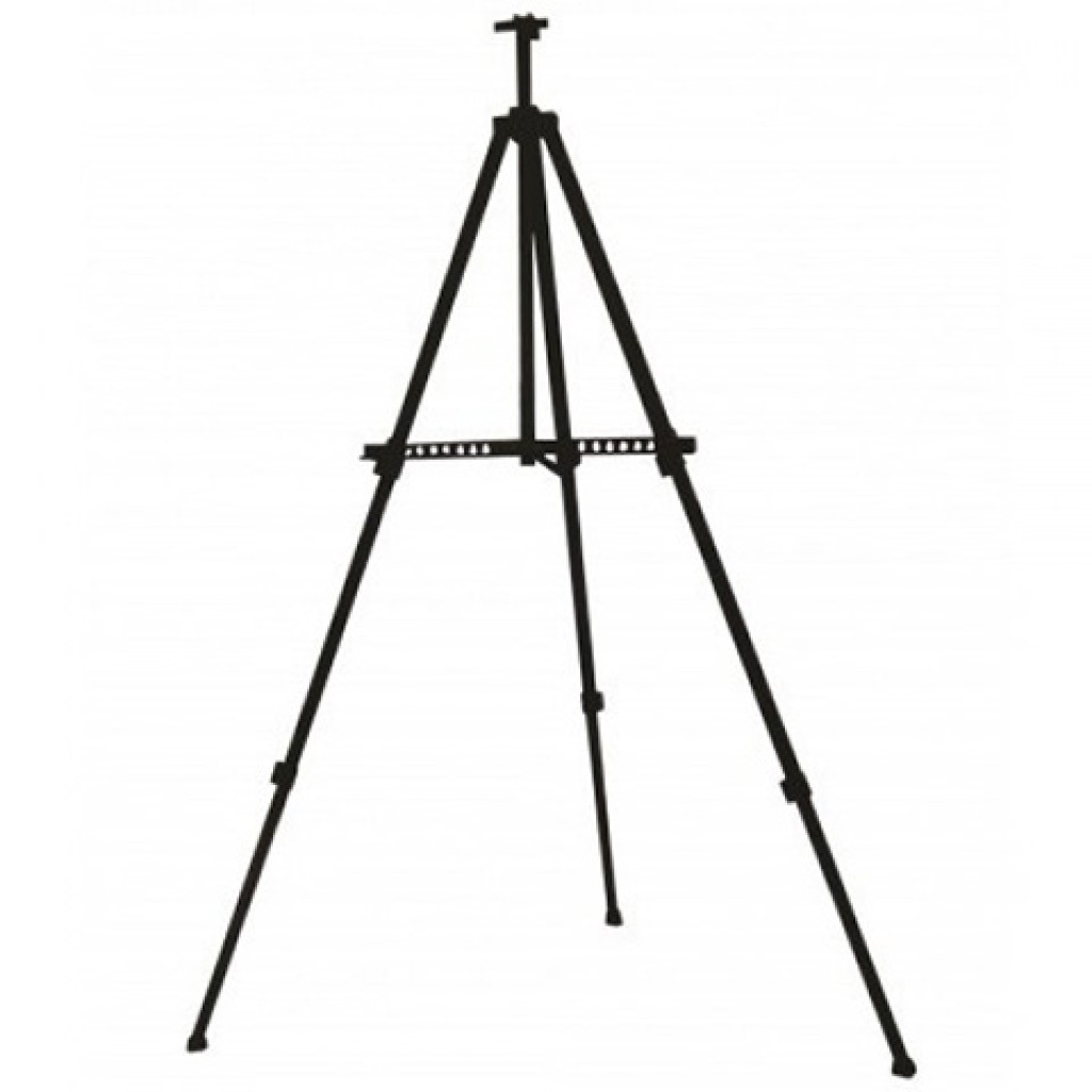 imagen de Caballete de metal con bolsa de transporte 95-160cm 3