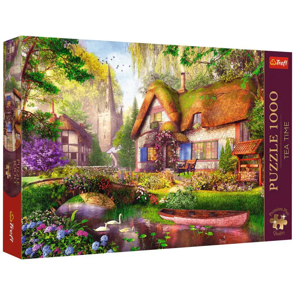 imagen de Cabaña del bosque puzzle premium plus de 1000 piezas - Trefl 1