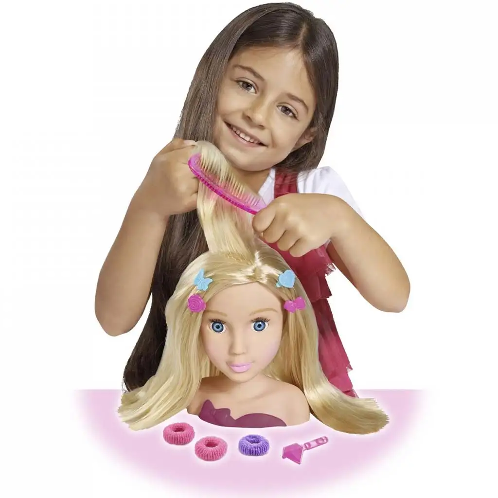 imagen de Cabeza de muñeca rubia con accesorios - Simba Toys 4