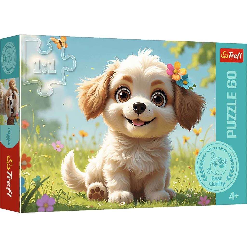 imagen de Cachorro 60 piezas puzzle – Trefl 1