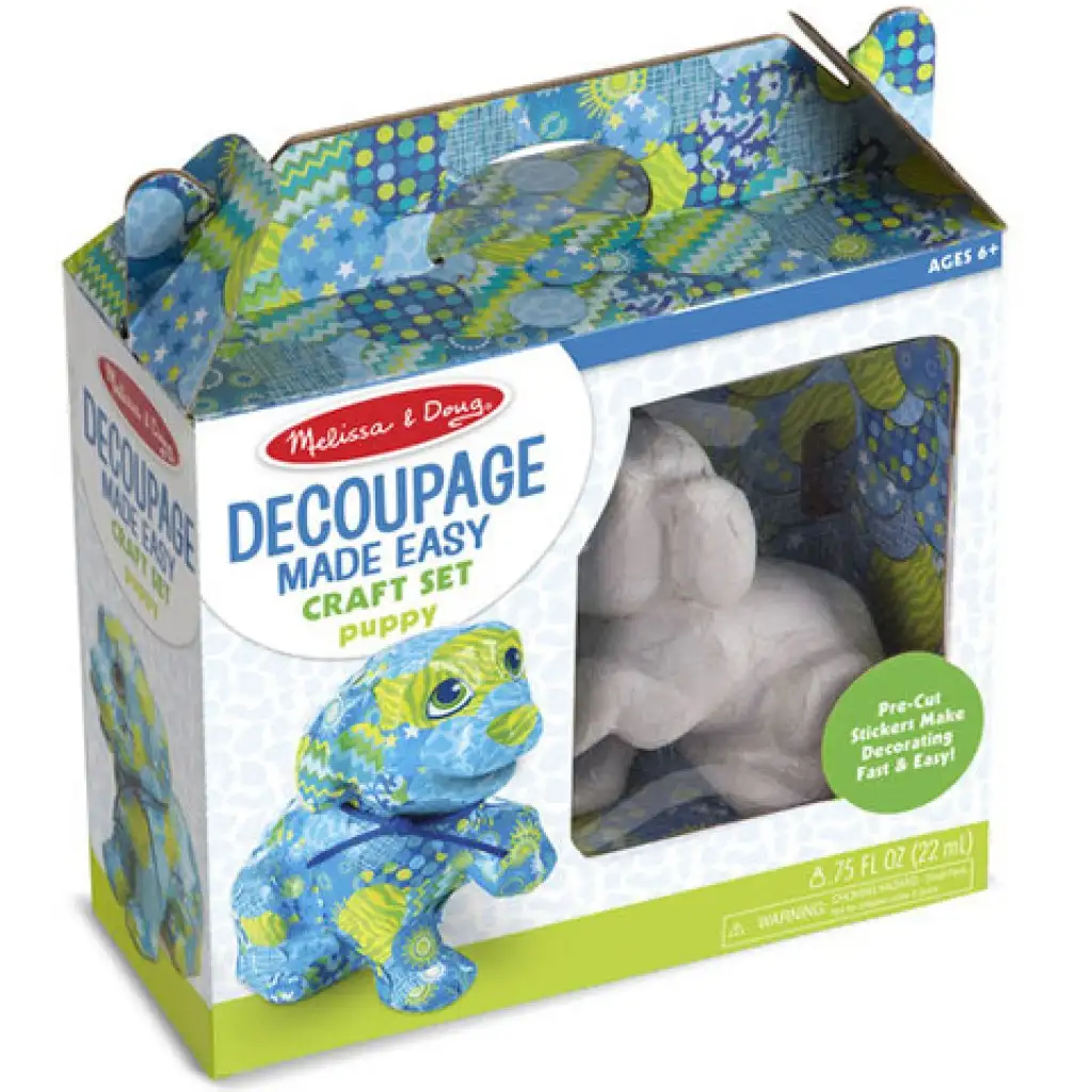 imagen de Cachorro decoupage set - Melissa & Doug 1