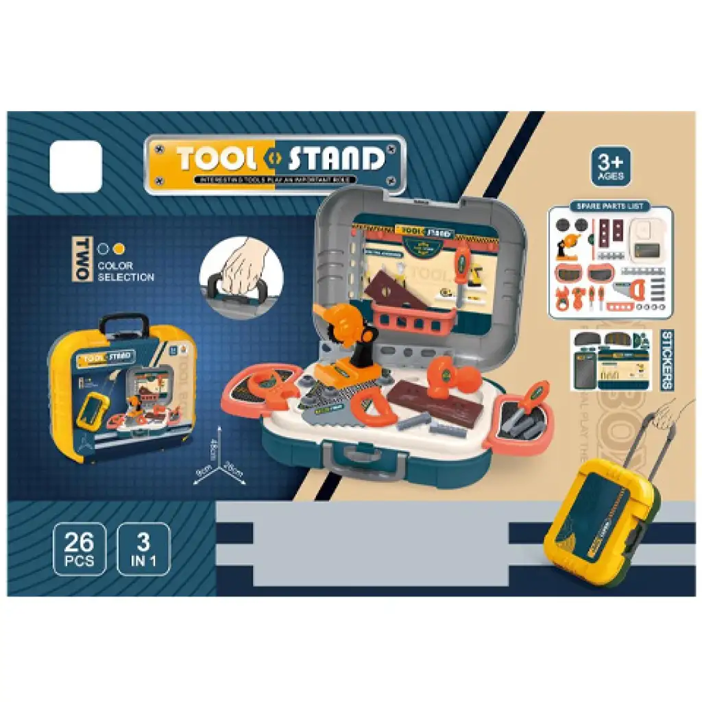imagen de Caja de herramientas 3 en 1 con accesorios 1