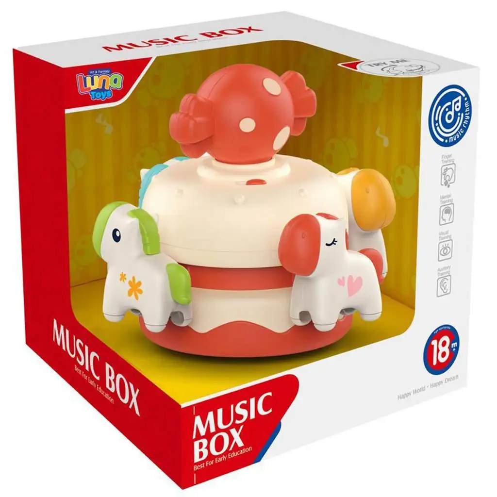 imagen de Caja de música de color naranja 1