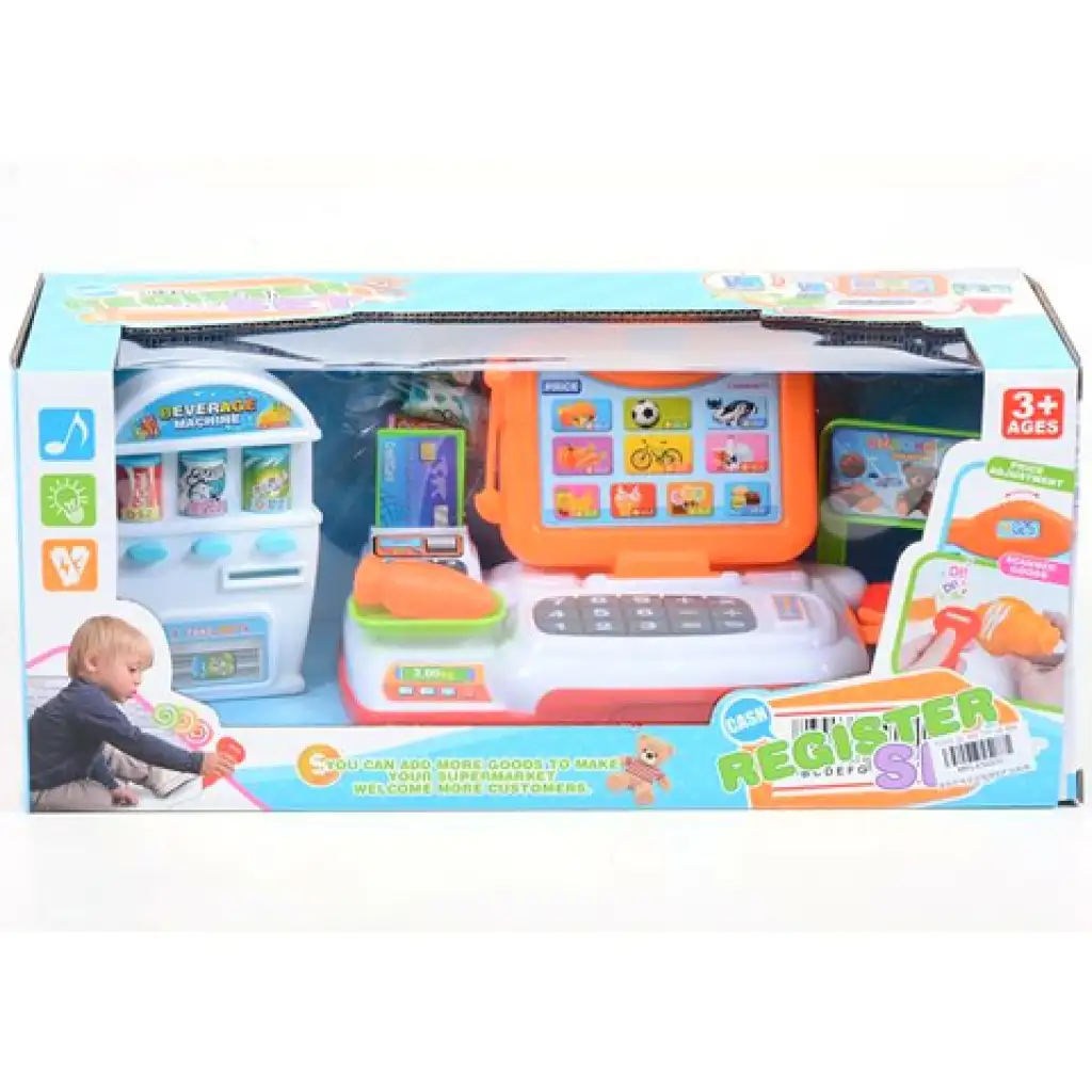 imagen de Caja registradora para niños con máquina expendedora 1
