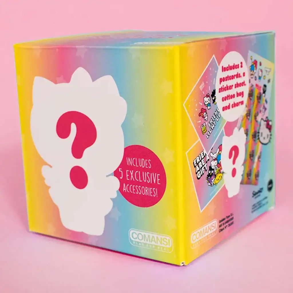 imagen de Caja Sorpresa Hello Kitty con figura y pegatinas 3