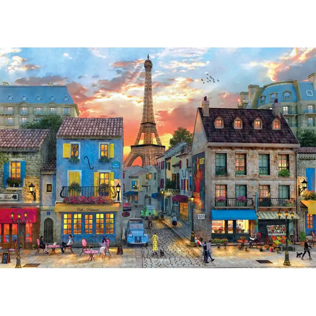 imagen de Calles de París 1000 piezas HQC puzzle - Clementoni 2