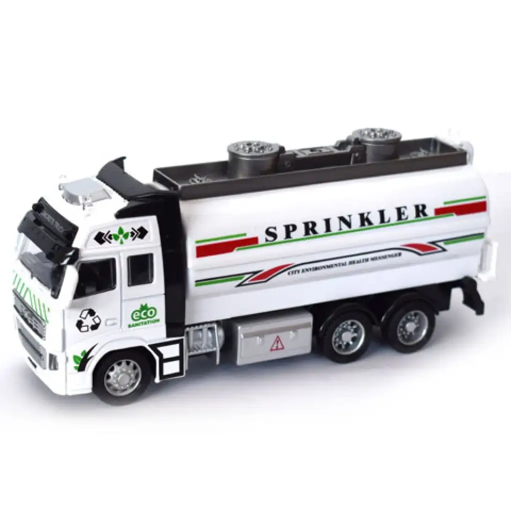 imagen de Camión cisterna con luz y sonido en color blanco 1/38 2