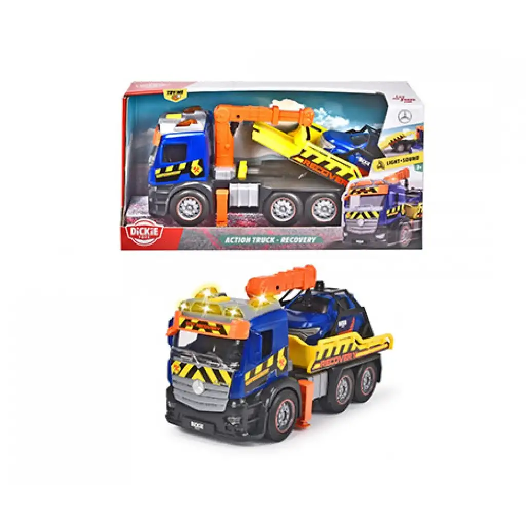 imagen de Camión de Acción Grúa con luz y sonido 26cm - Dickie Toys 1