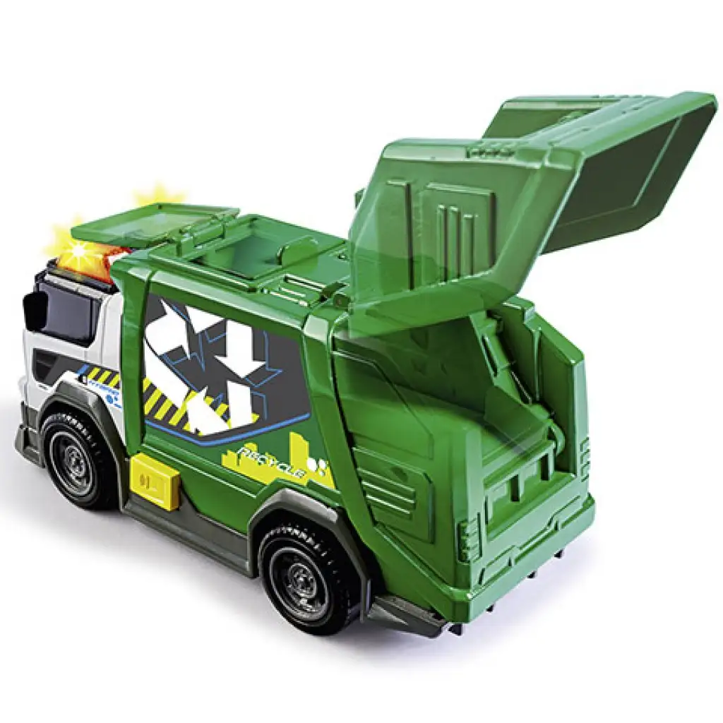 imagen de Camión de basura urbano con luz y sonido 15cm - Dickie Toys 3