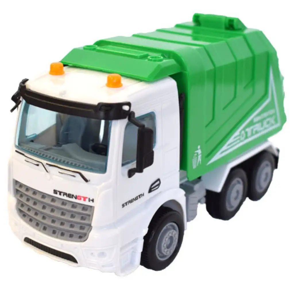 imagen de Camión de basura verde 17cm 2