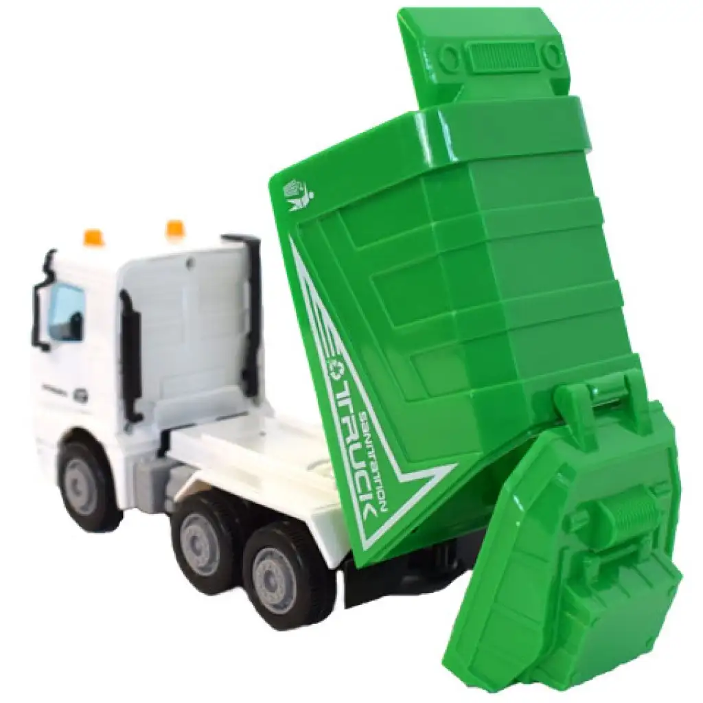 imagen de Camión de basura verde 17cm 3