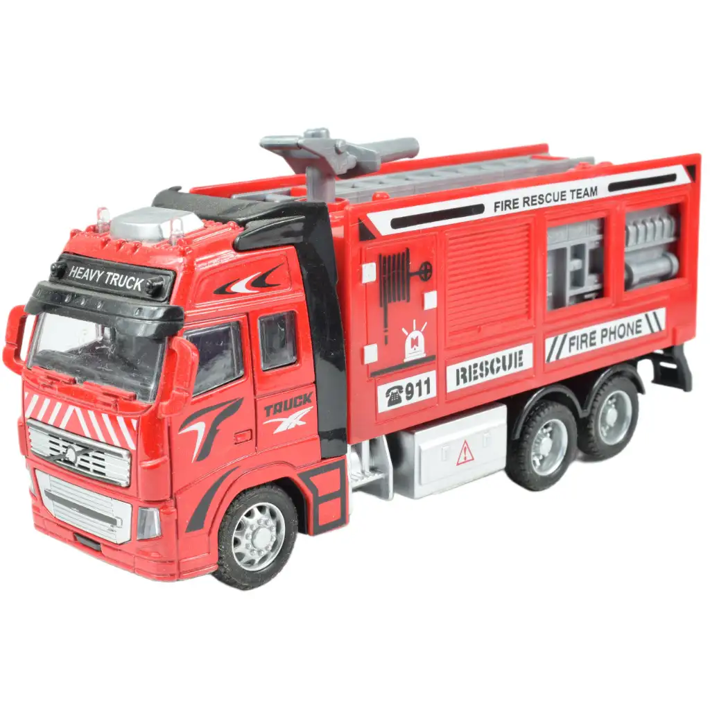 imagen de Camión de bomberos: Camión de bomberos de ruedas de impulso en varias versiones 19cm 5