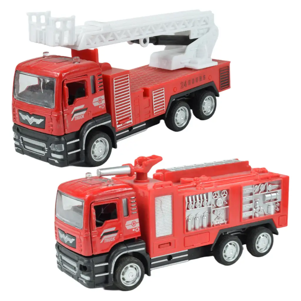 imagen de Camión de Bomberos: Camión de bomberos de tracción trasera en dos versiones de 14cm 1